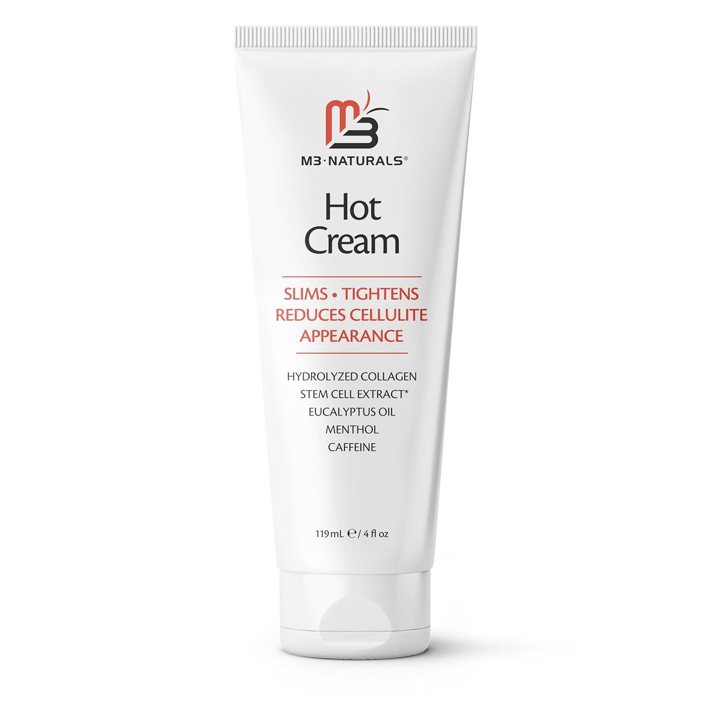 M3 Naturals Hot Cream for Belly Butt and Thighs Cellulite Cream for Thighs and Butt Fast Body Sweat Activator with Caffeine and Collagen - Invigorating Sweat Cream for Workouts and Body Sculpting