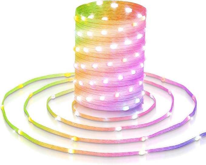 100ft Color Changing Christmas String Lights, 300 LED Twinkle Fairy Lights String Waterproof, 200+ Scene Modes, Smart App & Remote for Indoor Outdoor Christmas Tree Xmas Bedroom Patio Decor