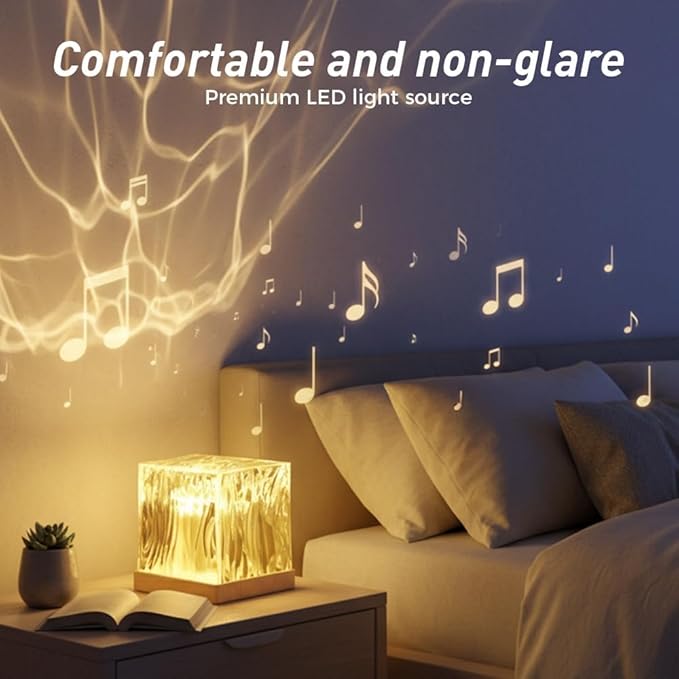 Northern Lights Projector, 16 Colors Aurora Light Projector & Mood Lighting Galaxy Lamp, Ocean Lamp, App Remote Night Light for Bedroom, Gift for Teenage Girls Room Decor (Plug-in Model)