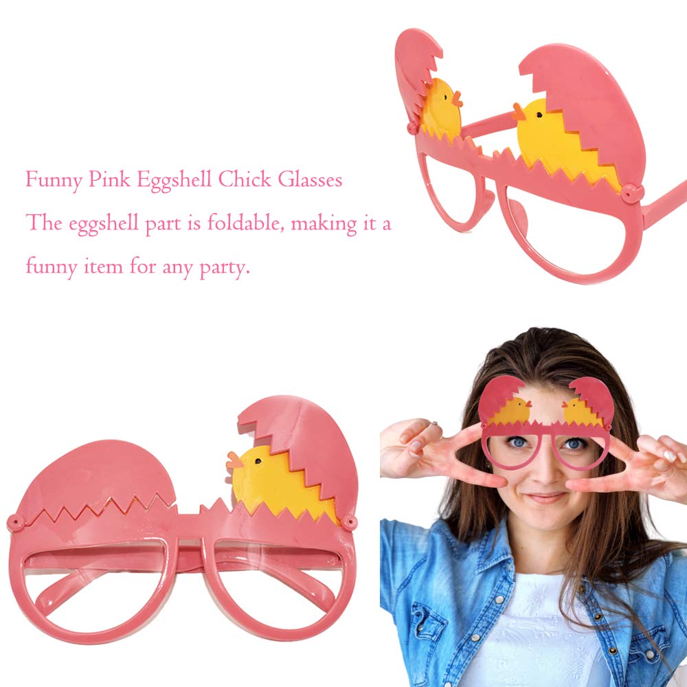 Creative Hawaiian Tropical Sunglasses - 8 Pack Luau Fancy Dress Party Supply, Beach Photo Booth Props