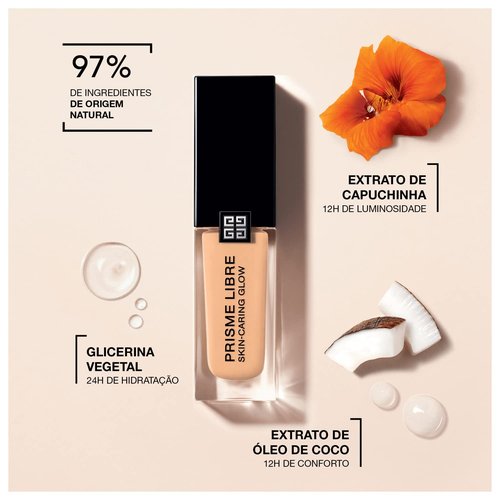 Givenchy Prisme Libre Skin-Caring Glow Foundation - 5-N345 for Women - 1 oz Foundation