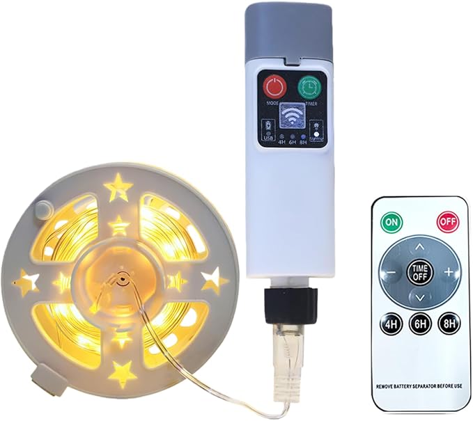 Fairy Lights Plug in, 100 Led with Remote 32Ft, Long Twinkle Light Waterproof String Light Camping Lights, 3 Timer 8 Modes, for Bedroom Wreath Party Window Wedding Decoration