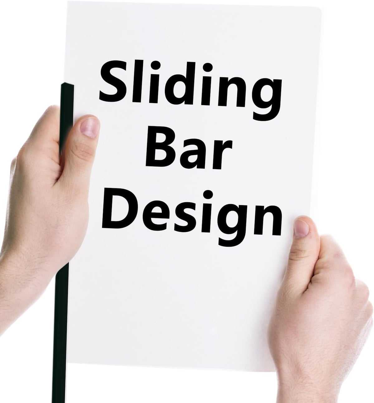 100 Pack Clear Report Covers with Sliding Bars, Plastic Report Folder Presentation File Folders Binder Resume Covers Document Binder for Business, 30 Sheet Capacity