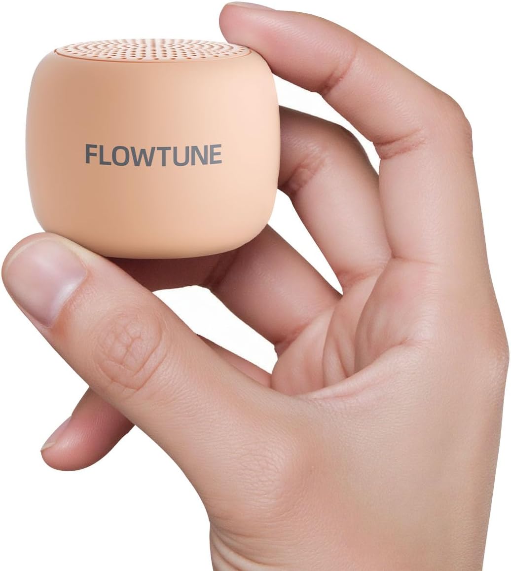 Sound Machine Flowtune White Noise Machine for Baby Adults, Mini Portable Sound Machine for Travel, 6H Timer, 18 Soothing Sleep Sounds Gift (Peach)