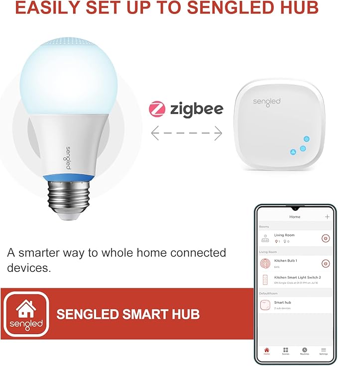Sengled Use Products, Compatible with Alexa and Google Assistant