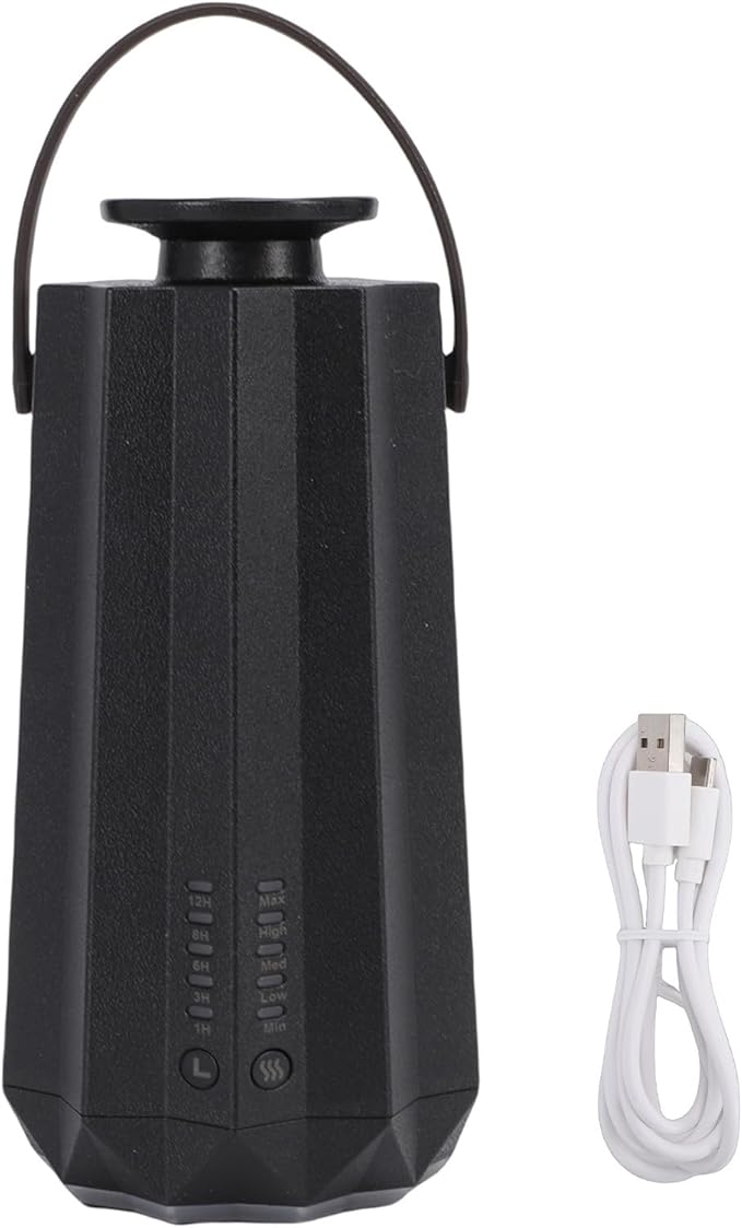 Fabater Essential Oil Diffuser, Smart Fragrance Diffuser, Portable 50ml Smart Scent Air Machine, App Control Low Noise Air Freshener for Plants, Pets, Home, Office, Dormitory (Black)