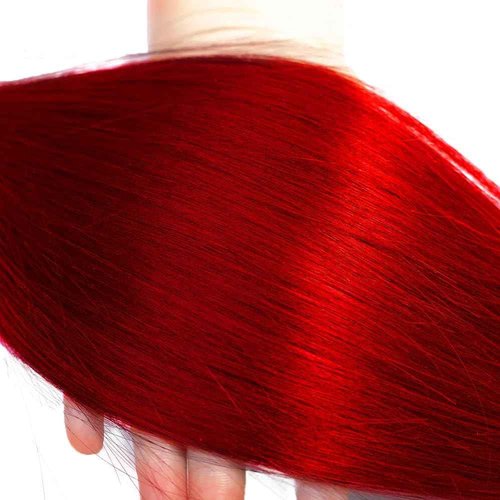 Condescension Brazilian Red Human Hair Bundles 18 20 22 Inch Straight 3 Bundles Human Hair 100% Unprocessed Remy Brazilian Virgin Weave Hair Red for Women
