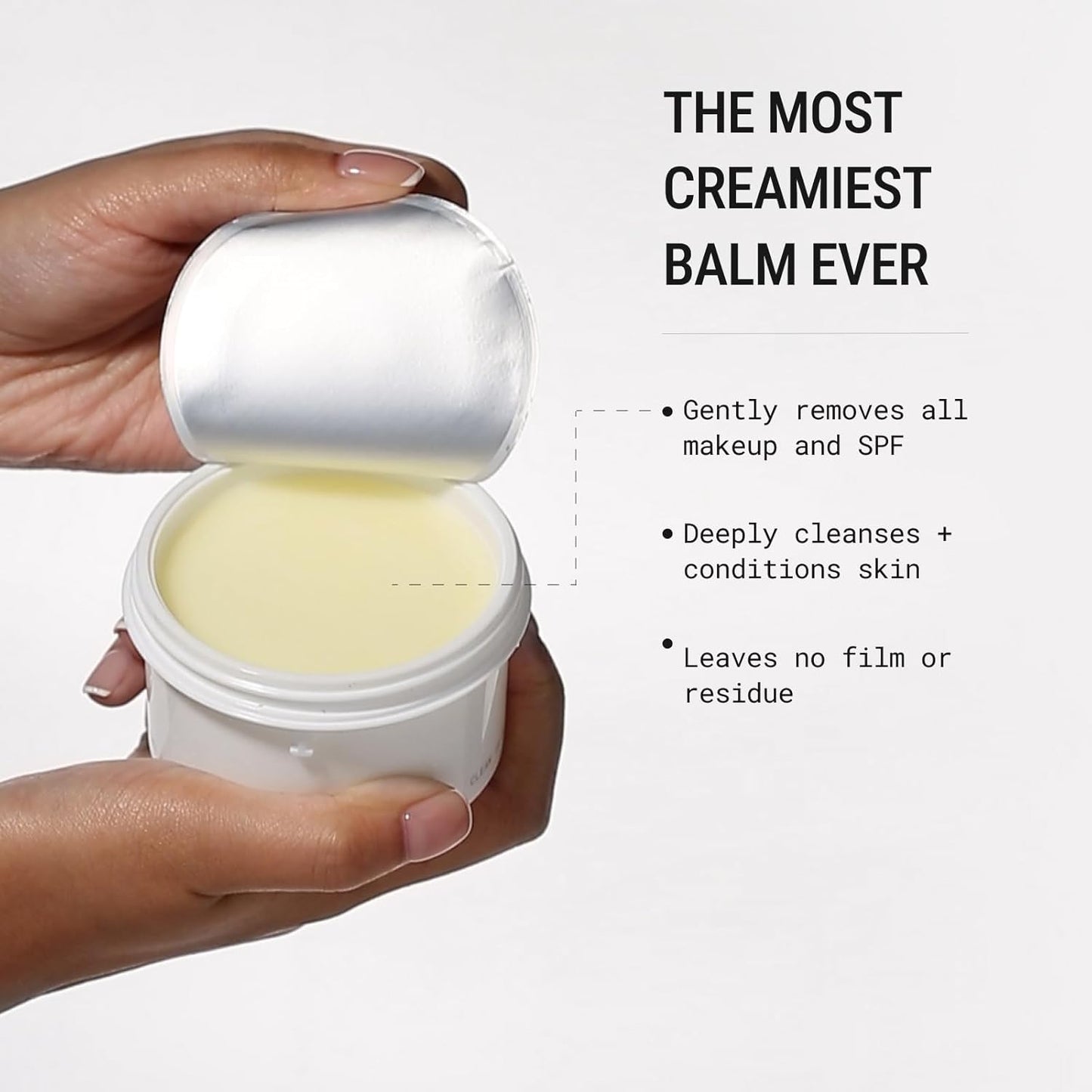 JUNO & Co. JADE Clean10 Cleansing Balm - Effortlessly Removes Makeup & SPF - 2.87oz Makeup Remover Balm Refill
