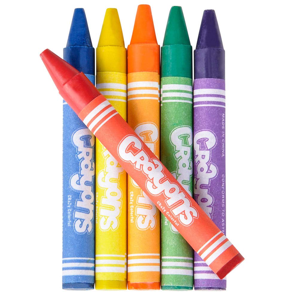 Bedwina Bulk Crayons - Case of 120, 6-Packs Total 720 Crayons Bulk School Supplies for Kids, Toddlers, Teachers, Restaurants & Classrooms, Nontoxic Travel, Party Favors, Goody Bags, Stocking Stuffers