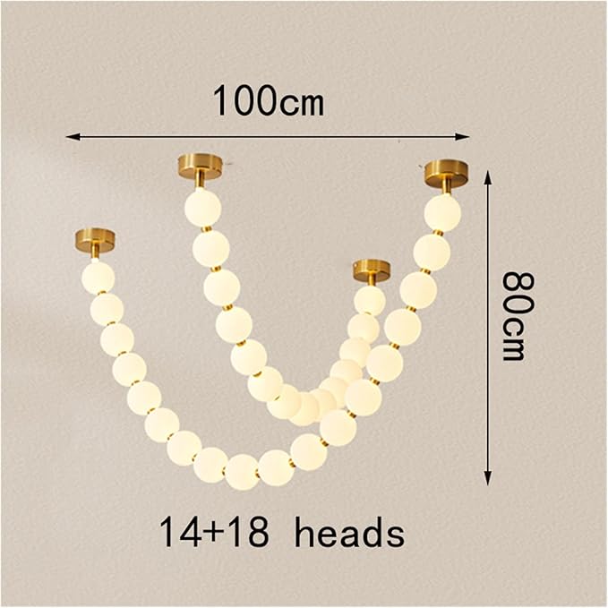Modern Chandelier, Modern Home Decor led Lights Pendant Light Lamps for Living Room Chandeliers for Dining Hanging Indoor Lighting(B 32 Heads,Warm White)
