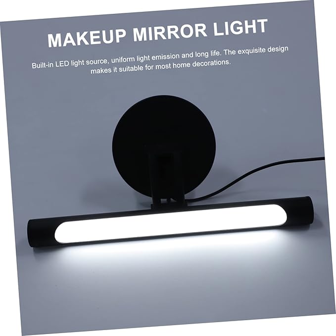 VILLCASE Makeup Mirror LED Front Light with Charging Brightness for Bathroom and Bedroom Three Color Temperature Wall Lamp for Dressing Table and Mirror Cabinet