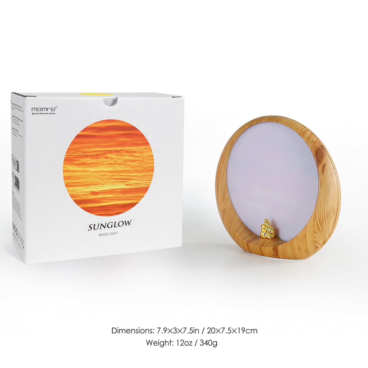 mamre Golden Sunset Lamp Gifts Idea Anniversary Valentine’s Birthday Mother's Day Gifts Home Decoration Unique Table Lamp Gift
