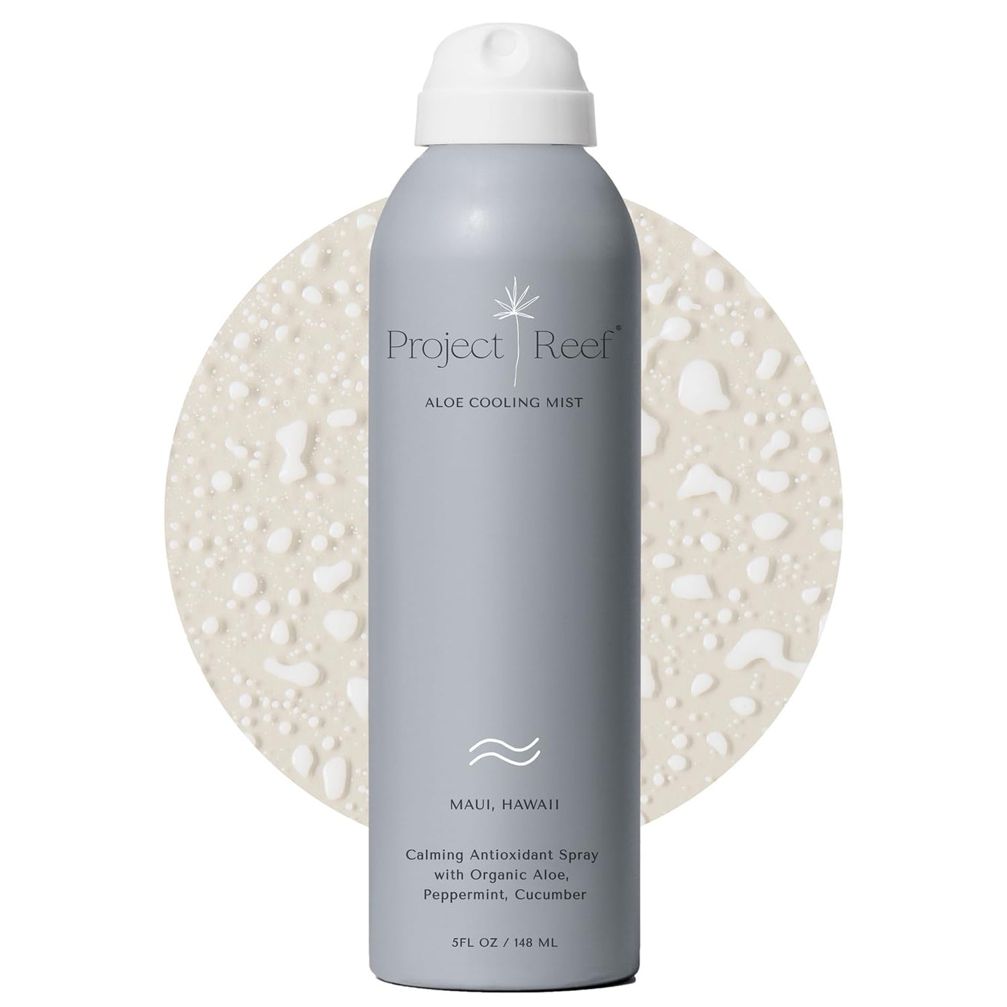 Non-Aerosol Cooling Mist w/Aloe Vera, Peppermint, Cucumber - Non-Sticky, Non-Greasy Formula, Sunburn Relief, After Sun Care, Hydrating Face & Body Spray