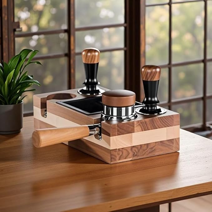 51mm Espresso Tamper, Premium Barista Coffee Tamper, 30lbs Replacement Springs Calibrated Tamper,Stainless Steel Base Tamper Fits for All 51mm Portafilters,Espresso Accessories