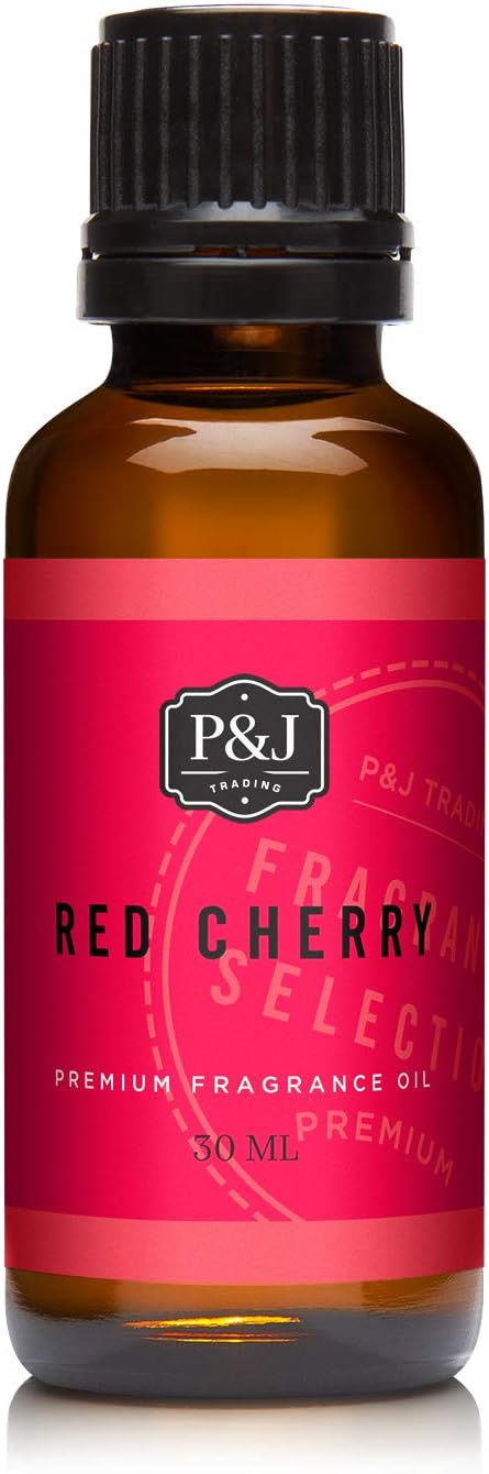 P&J Trading Fragrance | Red Cherry Oil 30ml - Candle Scents for Candle Making, Freshie Scent, Soap Making Supplies, Diffuser Oil Scents