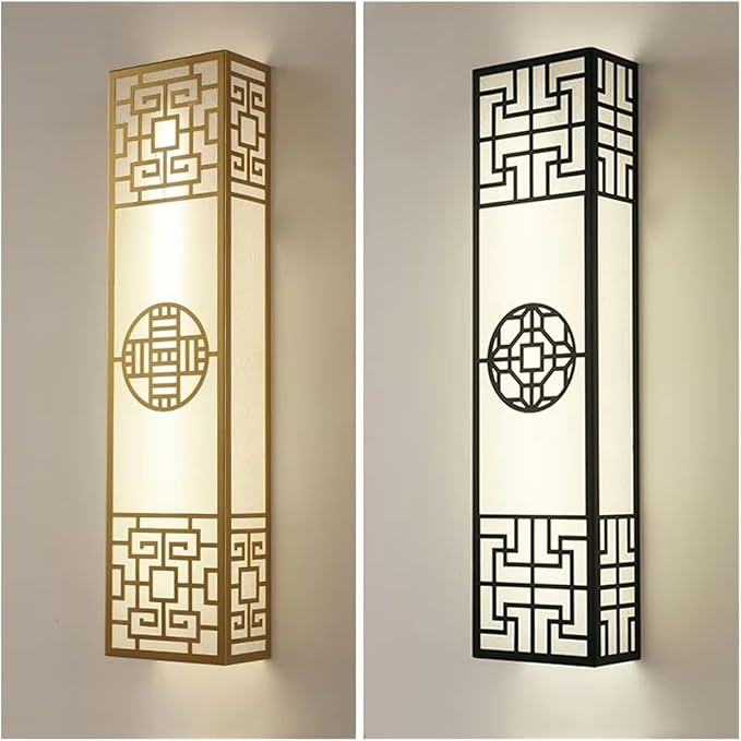 Chinese Style Bedroom Wall Lamp Strip Shaped Zen Background Wall Light Living Room Hallway Stairs Hotel Wall Sconces,Versatile wall lamp