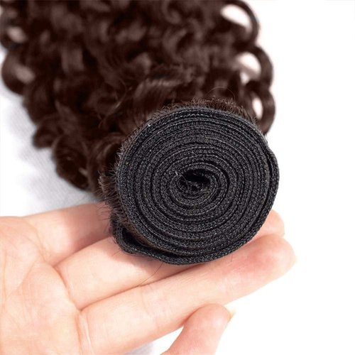 26 28 30 inch Brown Human Hair Bundles #4 Kinky Curly Bundles Dark Brown Curly Wave Bundle #4 Wet and Wavy Bundle