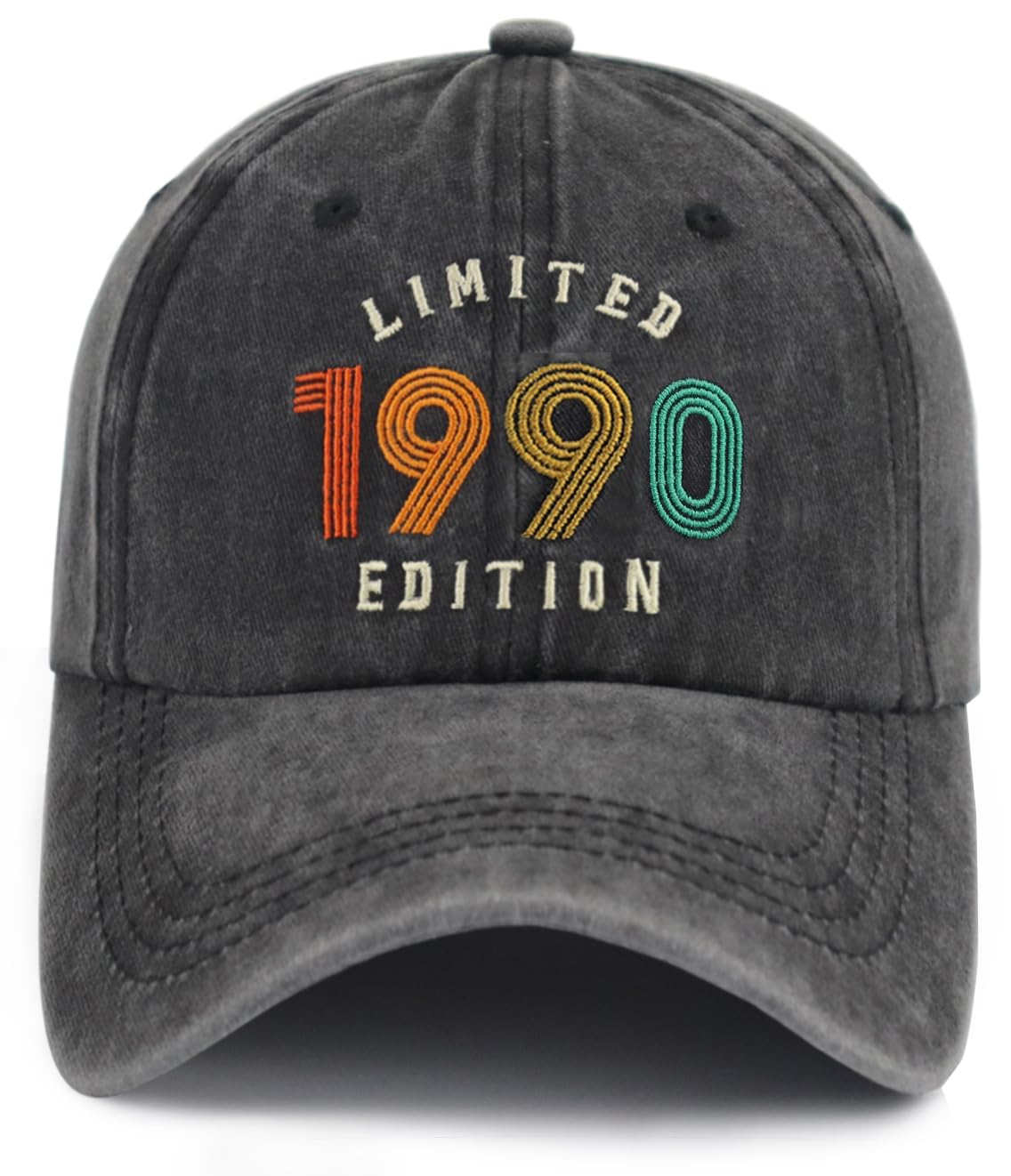 35th Birthday Decorations for Women Men, Limited 1990 Edition Baseball Cap, 35 Year Old Birthday Gifts for Husband Wife Brother Son, 35th Birthday Hat Black