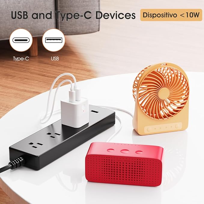 Tuya app Micro WiFi USB Type C Adaptor, Smart 5-12V DC Outlet Switch,Remote Timer Your USB Device by Phone app,Compatible with Alexa Google Home