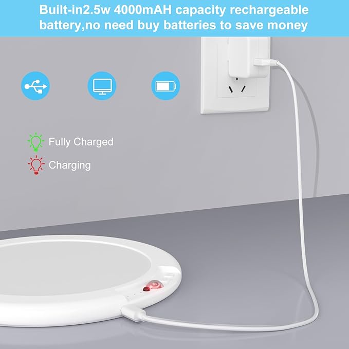 LINEWAY Rechargeable Motion Sensor Closet Light with Remote, Wireless Ceiling Light Battery Operated Closet Lights Magnetic Motion Activated Ceiling Lamp for Shower Pantry Hallway, 2 Pack