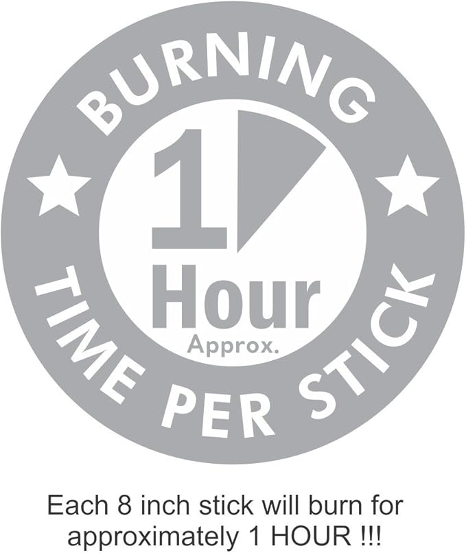 Patchouli Incense Sticks 100 Grams, Low Smoke Traditional Incense Sticks Made from Scratch, Never Dipped (Patchouli, Single Pack)