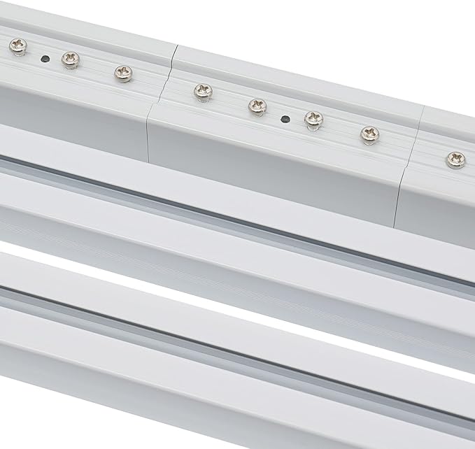 Electric Curtain Tracks, 13.78ft Motorized Curtain Rod System with 4 Control Methods, Voice Control,Timer & Memory Function, Automatic Curtain Opener Ceiling Track for 7.08-13.78ft