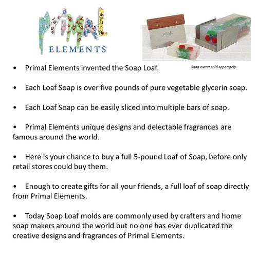 Primal Elements Soap Loaf, Primal Spa, 5.5 Pound
