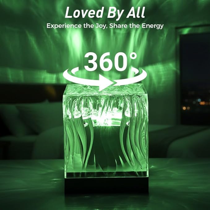 Northern Lights Projector, 16 Colors Aurora Light Projector & Mood Lighting Galaxy Lamp, Ocean Lamp, App Remote Night Light for Bedroom, Gift for Teenage Girls Room Decor (Rechargeable Model)