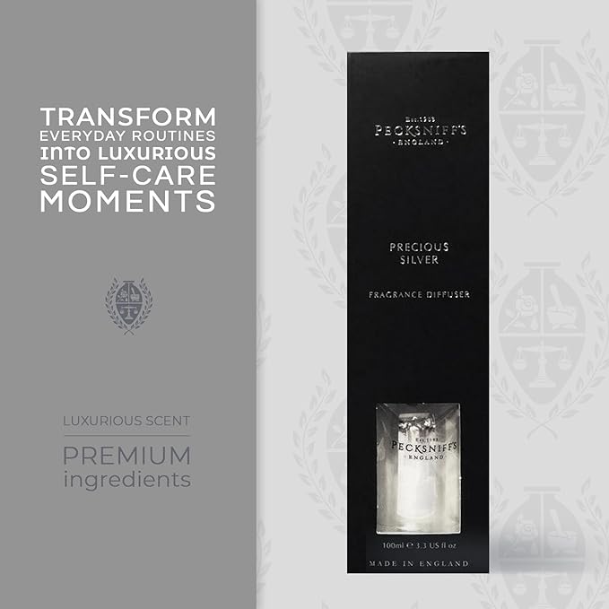 Pecksniff's Precious Silver Diffuser | 100ml/3.38 Fl Oz