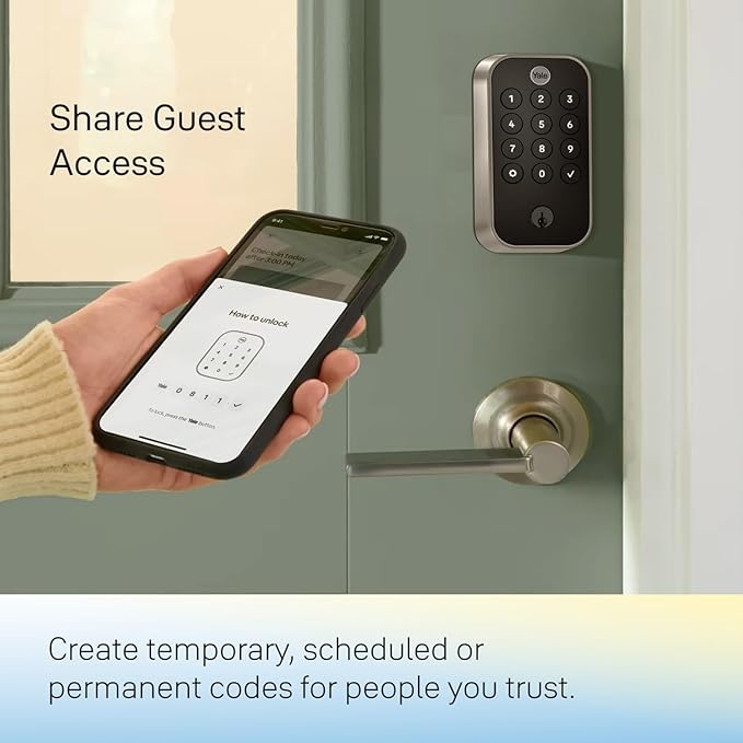 Yale Assure Lock 2 Touch with Z-Wave - Fingerprint Smart Lock in Black
