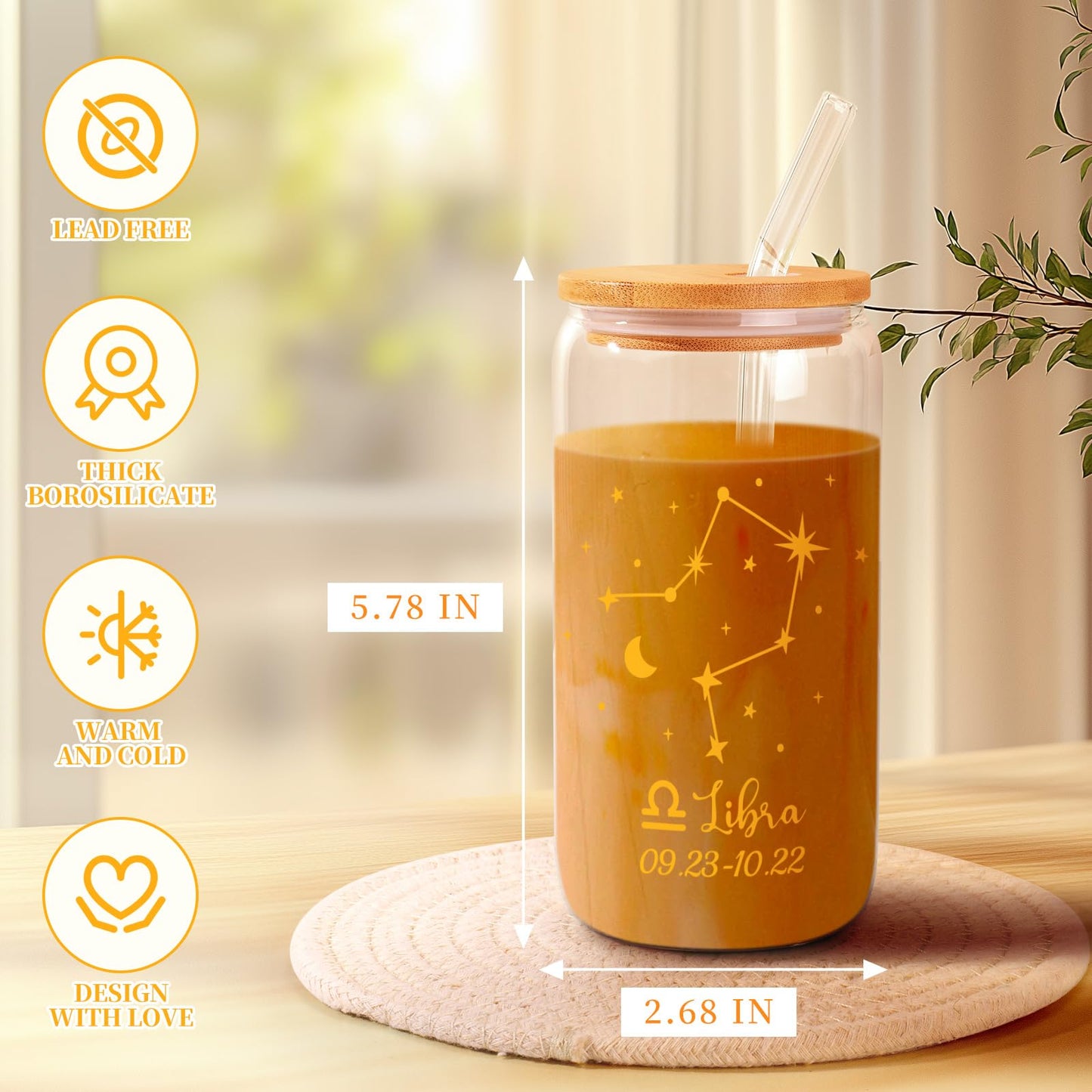 12PCS Libra Birthday Gifts for Women-Libra Zodiac Gifts for Women, Mom, Wife, Self Care Package,Get Well Soon, Birthday Mother's Day Baskets Astrological Baskets