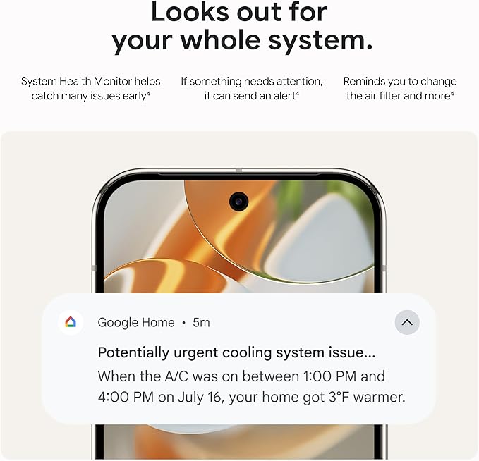Google Nest Learning Thermostat (4th gen) + Nest Temperature Sensor (2nd gen) - Silver
