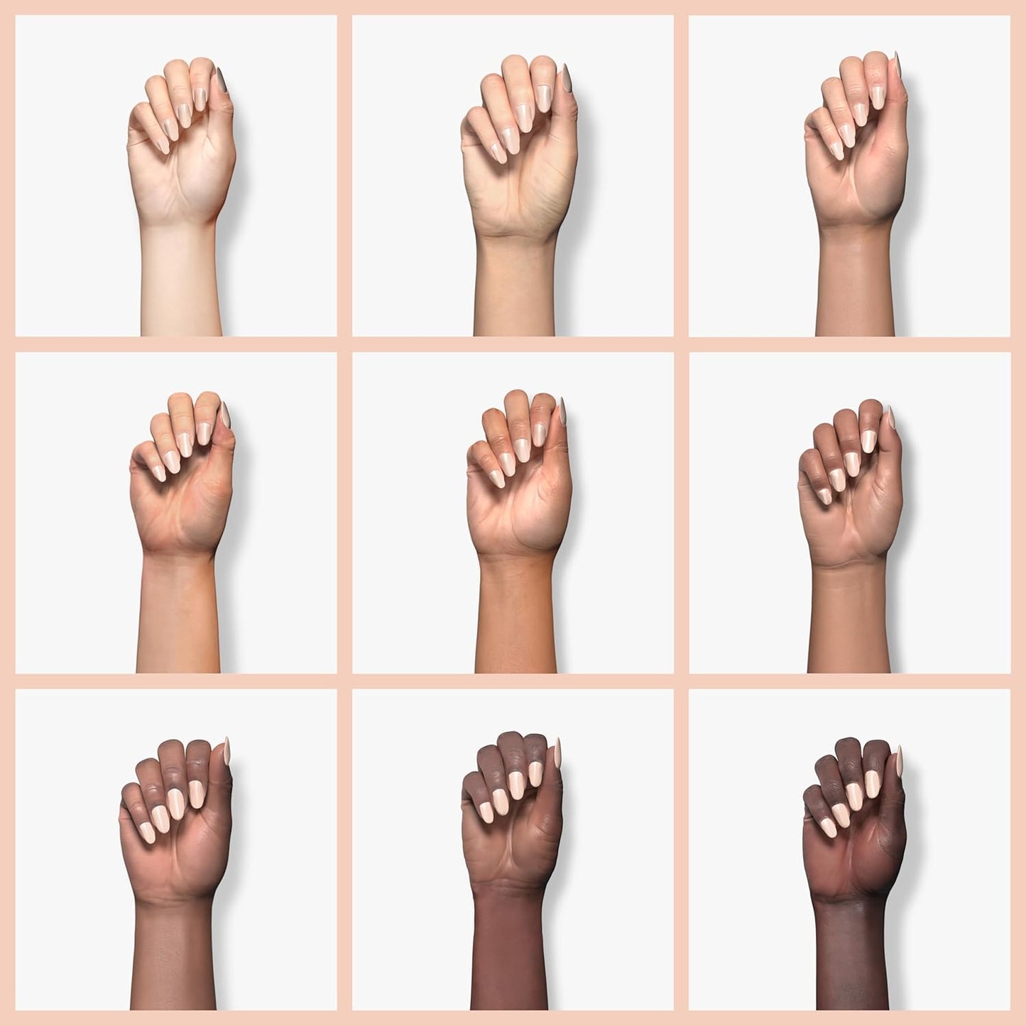 Tones Pro Acrylic Nail Powder, Cover Almond (Soft Nude Beige), (1.5 Fl Oz) - Long-Lasting & Non-Yellowing Polymer for Salon Quality Nail Extensions & 3D Art