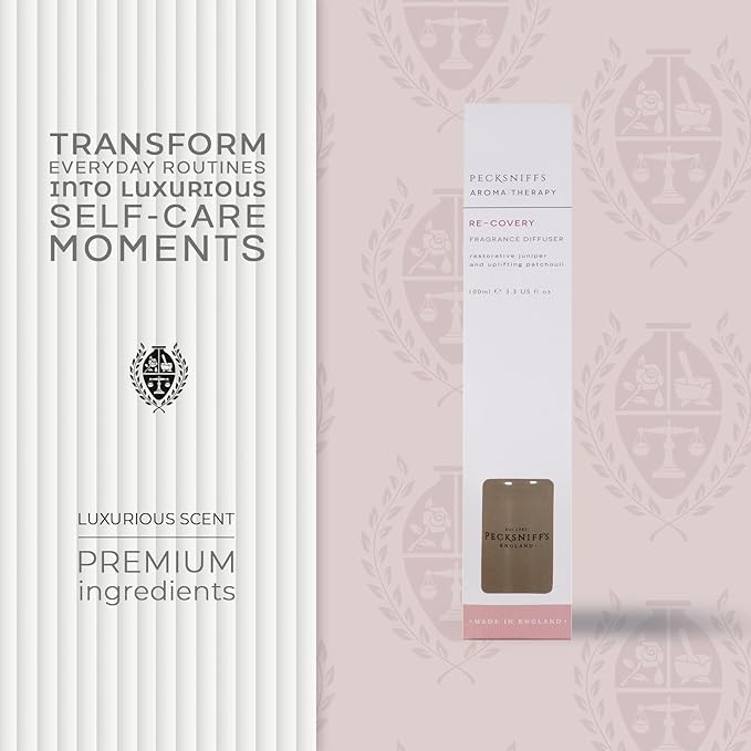 Pecksniff's Aroma Therapy Re-Covery Reed Diffuser, 100 ml/3.38 Fl Oz