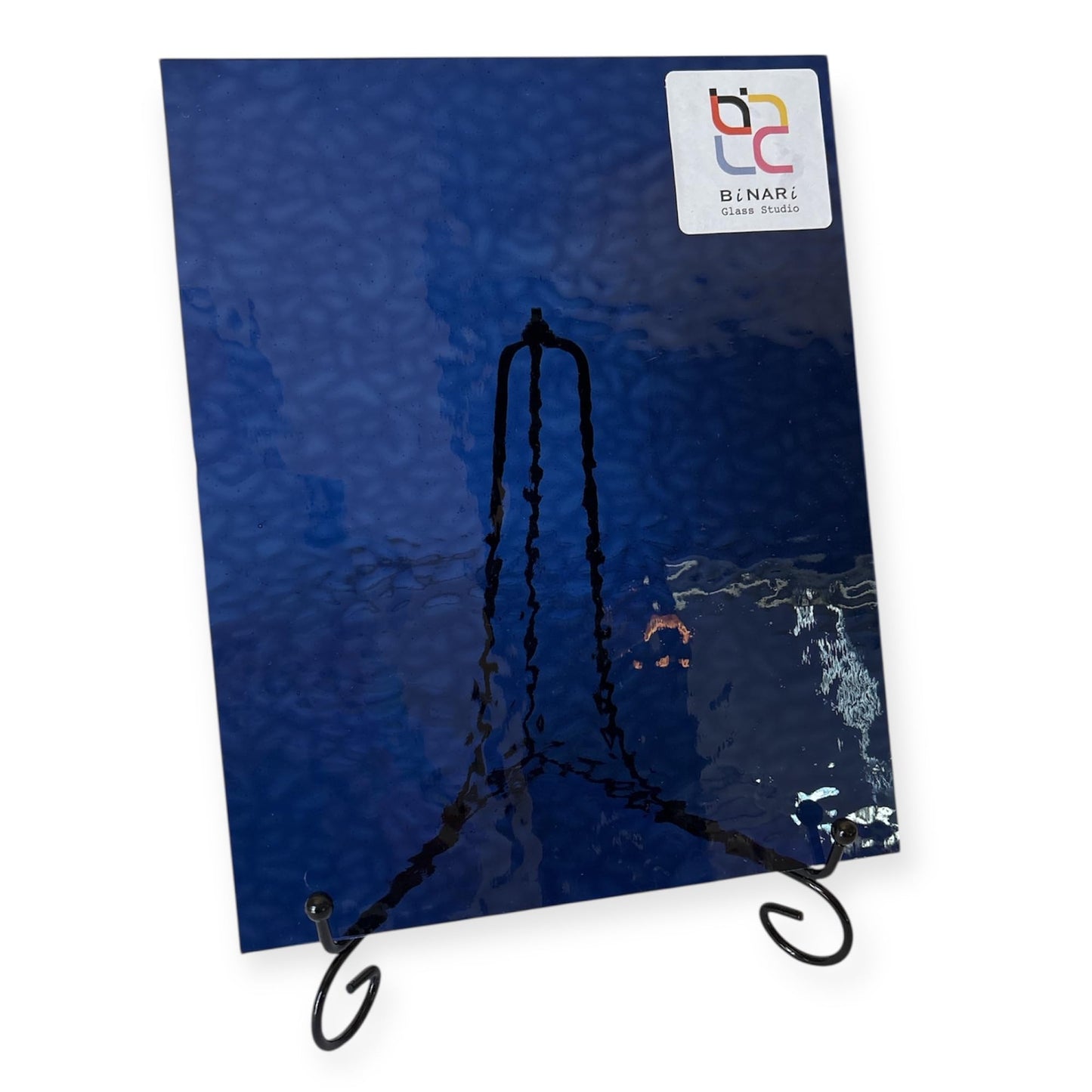 Wissmach Stained Glass Sheet : Midnight Blue English Muffle (8"x12""-1 Sheet) | Curated by BiNARi Glass"