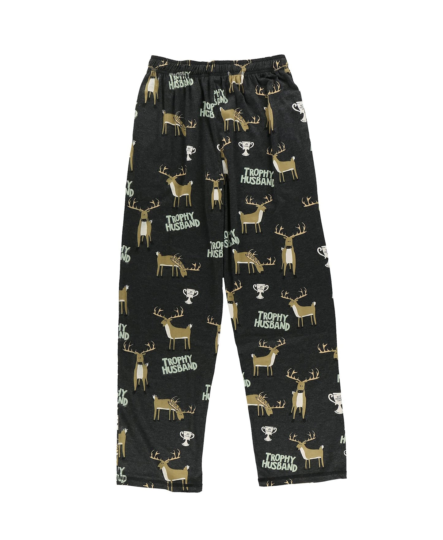 Lazy One Novelty Pajama Pants For Men, Men's Separate Bottoms, Lounge Pants, Animal, Buck, Deer, Hunting (Trophy Husband, X-Large)