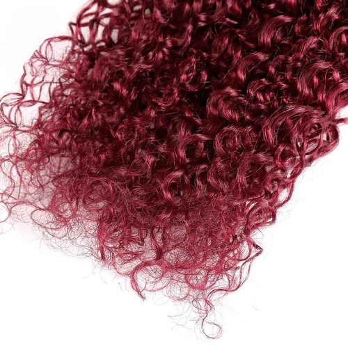 Giginger Burgundy 99J Water Wave Human Hair Bundles 16 18 20 inch Wine Red Human Hair Bundles Burgundy 100% Unprocessed Raw Quick Weave Hair for Black Women
