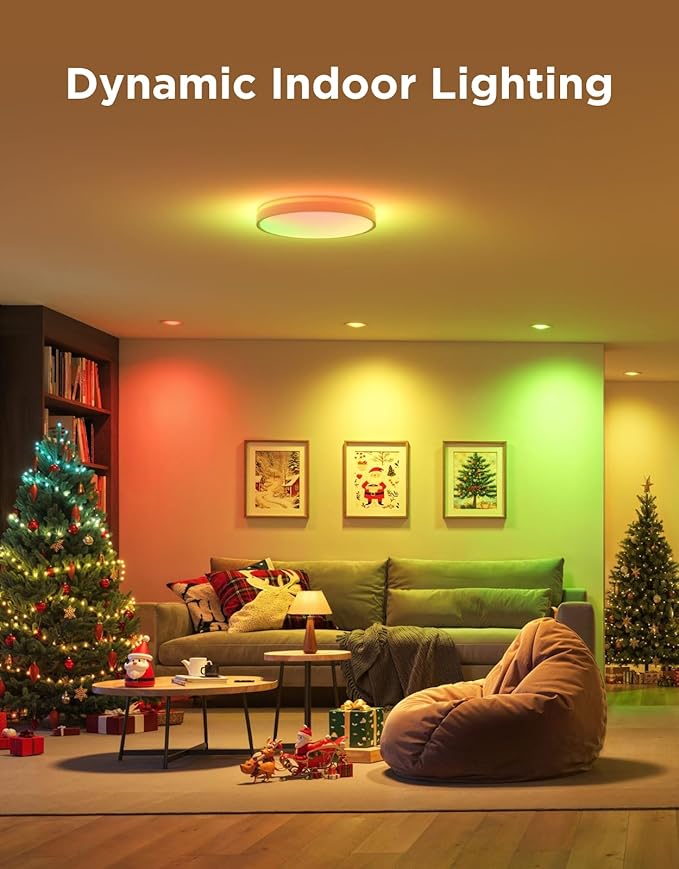 Govee Smart Light Bulbs, Color Changing Light Bulb, Work with Alexa and Google Assistant, 16 Million Colors RGBWW, WiFi & Bluetooth LED Light Bulbs, Music Sync, A19, 800 Lumens, 4 Pack