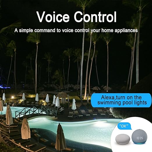 30A Heavy Duty WiFi Wireless Smart Switch with Energy Monitoring, DIY Switch for Smart Home Automation, Tuya APP / RF433Mhz 328FT Remote Control, Timer, Compatible with Alexa & Google Home