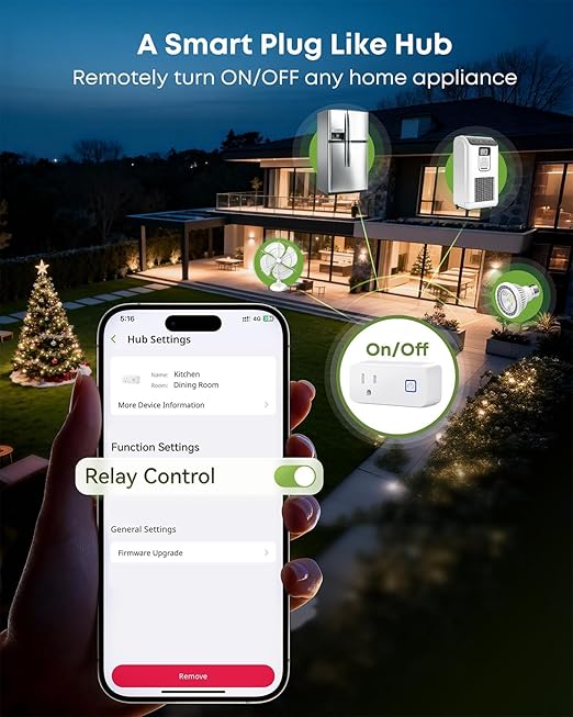 MOCREO WiFi Freezer Thermometer with Alarm, Wireless Refrigerator Temperature Sensor with Remote App Notification, Email Alert, 2 Years Free Data Export, for Home Kitchen Fridge Hot Tub
