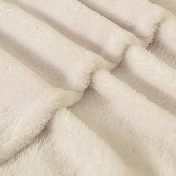 BEDELITE Fleece Blanket King Size Blankets for Bed, Luxury Plush Cozy Fuzzy Blanket 108x90 inches, Super Soft Warm Lightweight Throw Blanket All Seasons Suitable, Beige