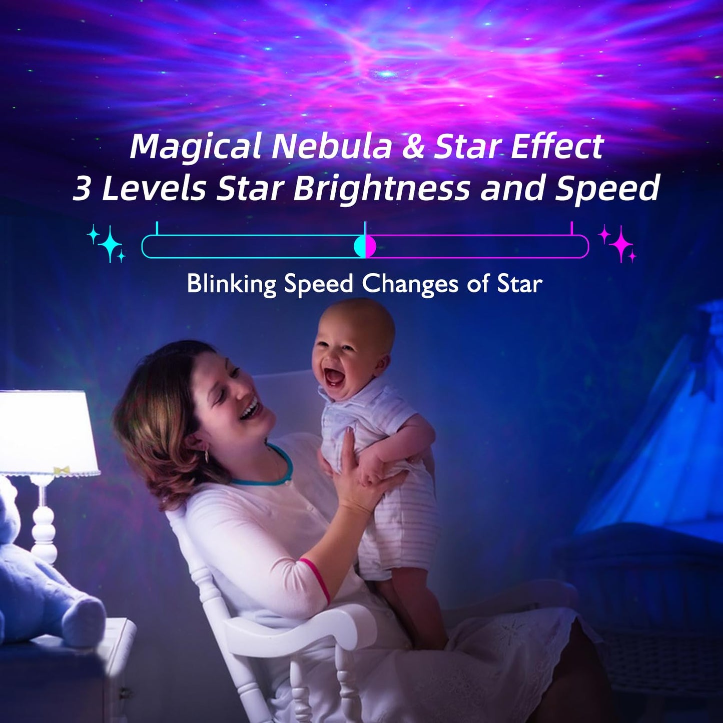 Astronaut Galaxy Projector with Nebula, Star Projector Ceiling LED Lamp with 8 Modes Astronaut Starry Night Light with Remote Gift for Kids Adults for Bedroom Christmas, Birthdays, Valentine's Day