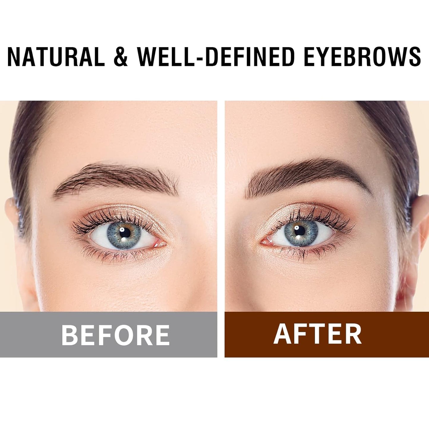 Music Flower Eyebrow Pencil, Liquid Eyebrow pen, Waterproof Brow Pen with Micro-Fork Tip, Fine Sketch Long Lasting Smudgeproof Microblading Pen - Chestnut