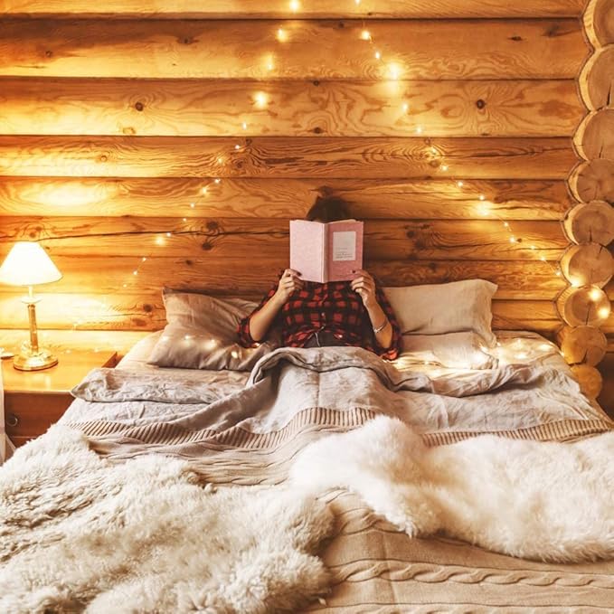 Outlet LED String Lights with Remote Control 99ft with 300 LEDs Dimmable Fairy String Lights for Bedroom,Trees, Indoor/Outdoor Copper String Lights for Birthday, Wedding,Party Warm White