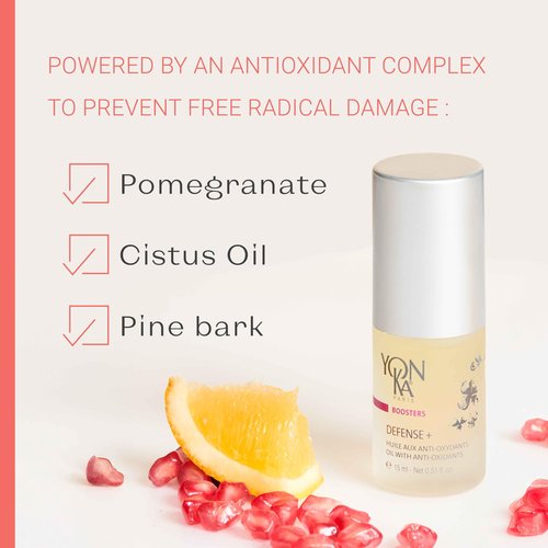 Yon-Ka Booster Defense Plus | Protective Skin Enhancing Concentrate | Reinforce from Environmental Stressors with Vitamin C and Magnesium | Reduce Signs of Aging | Paraben-Free | 0.51 fl oz