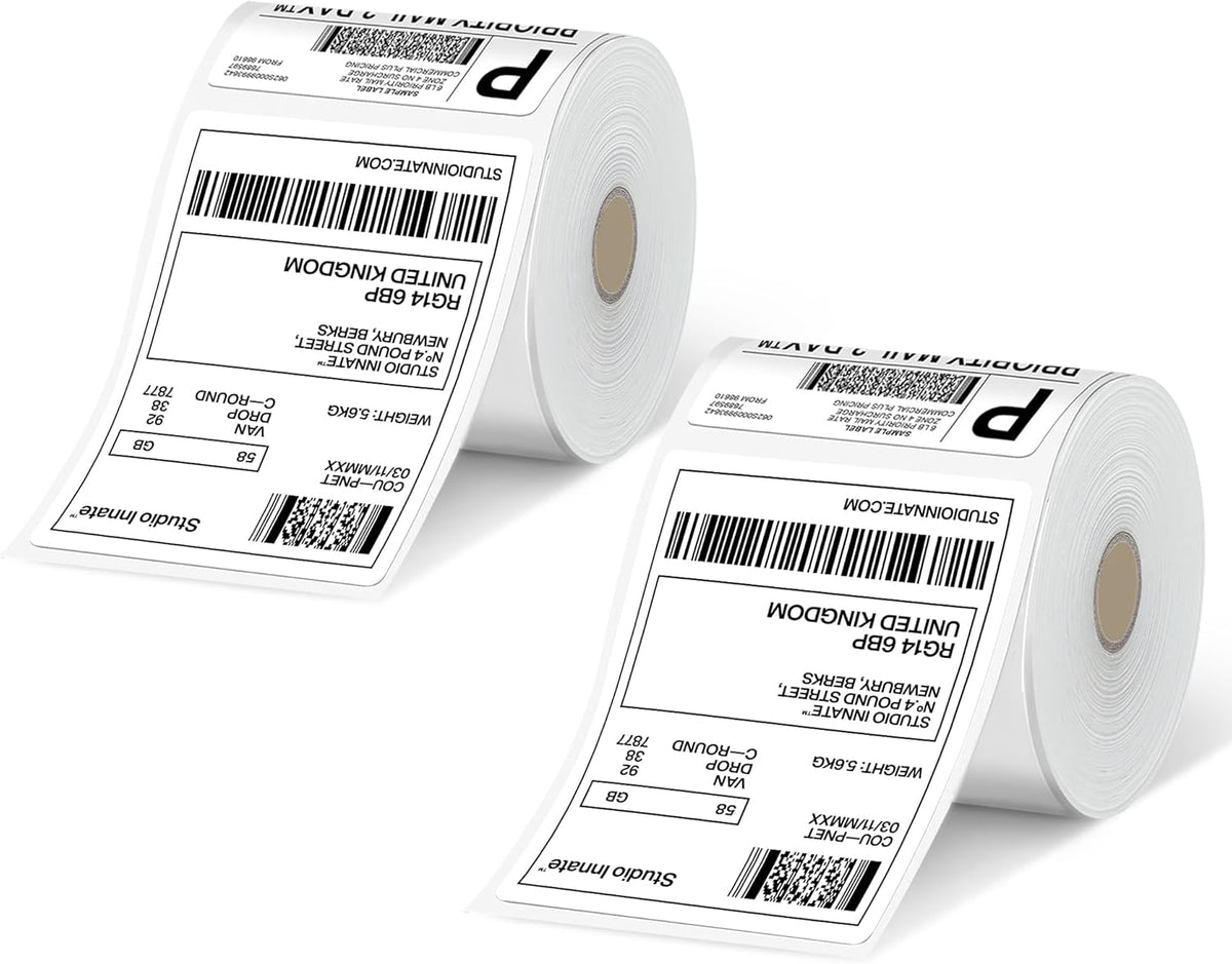 4x6 Thermal Labels, Shipping Address Label, Compatible with Most Thermal Printers, (Pack of 1000 4x6 Shipping Roll), Commercial Grade