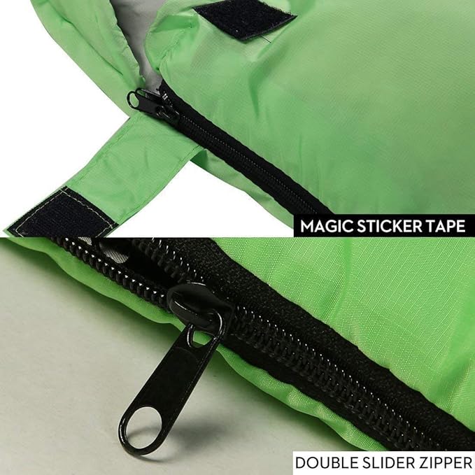 Sleeping Bag,3-4 Seasons Warm Cold Weather Lightweight, Portable, Waterproof Sleeping Bag with Compression Sack for Adults & Kids - Indoor & Outdoor: Camping, Backpacking, Hiking