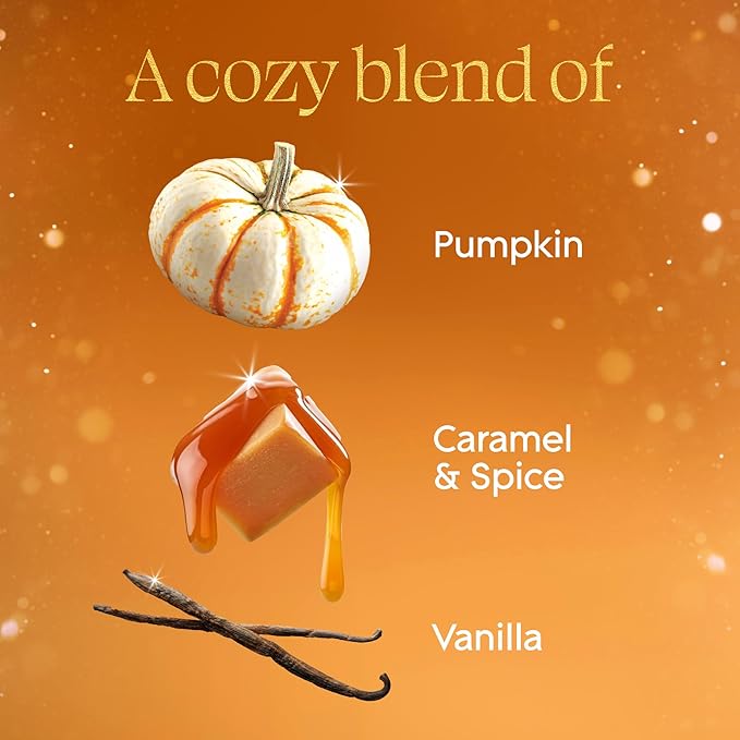 Glade Automatic Spray Refill, Pumpkin & Ginger, Scented Air Freshener for Home and Bathroom, 6.2 Oz
