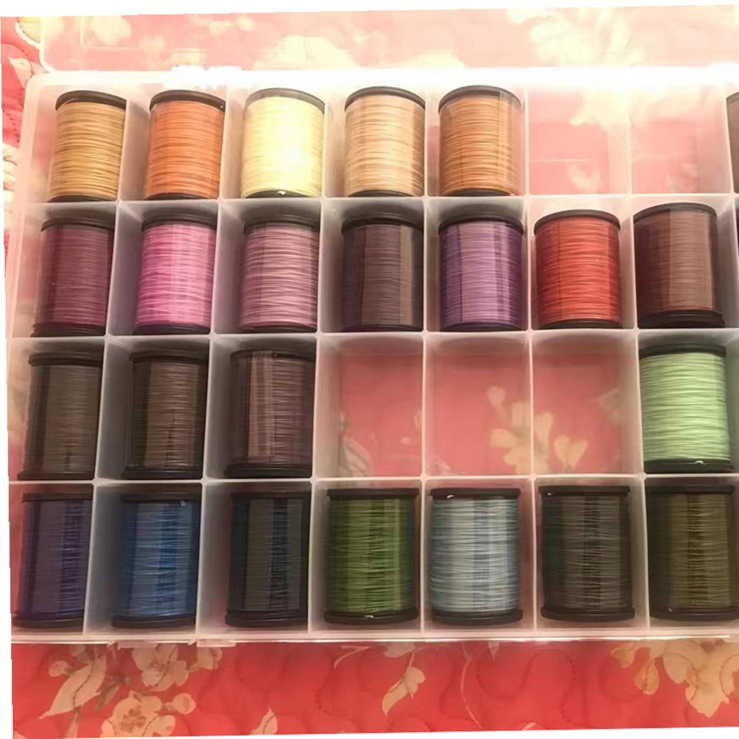 Feadily 1PCS 36 Grids Large Plastic Organizer Box with Dividers, Compartment Organizer Box for Nail Accessories/Screw/Sewing Arts and Oil Paint, Bead Storage Containers 14.9" x 9.2"" x 1.9"" (Clear)"