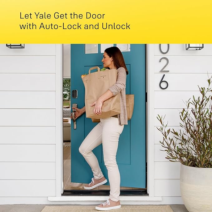 Yale Assure Lock 2 – Oil Rubbed Bronze Smart Lock for Front Door with Keypad and Adjustable Entry Codes (No Wi-Fi) and Deadbolt – Secure Keyless Entry Door Lock, YRD420-BLE-0BP